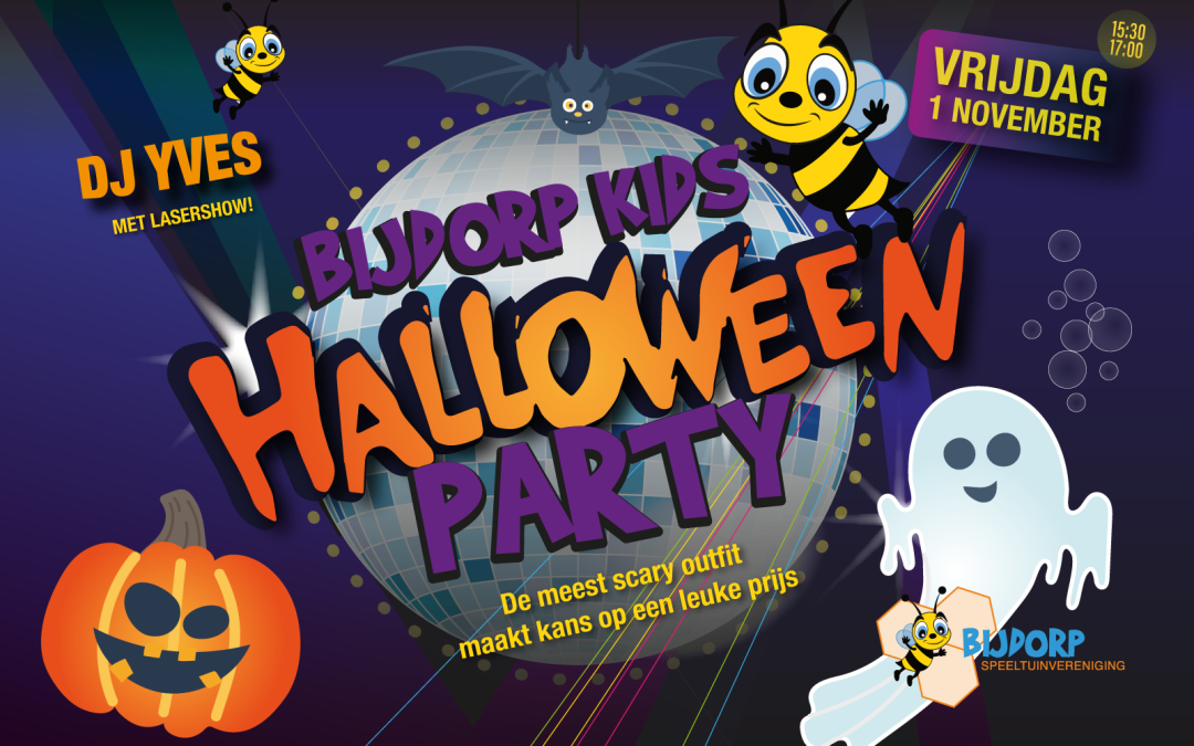 Bijdorp kids Halloween party bij speeltuin Bijdorp
