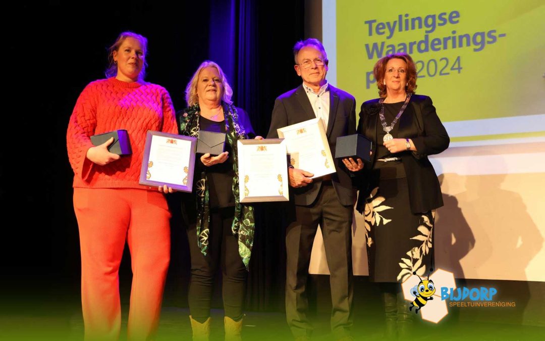 Speeltuin Bijdorp ontvangt Waarderingsprijs 2024 van de gemeente Teylingen