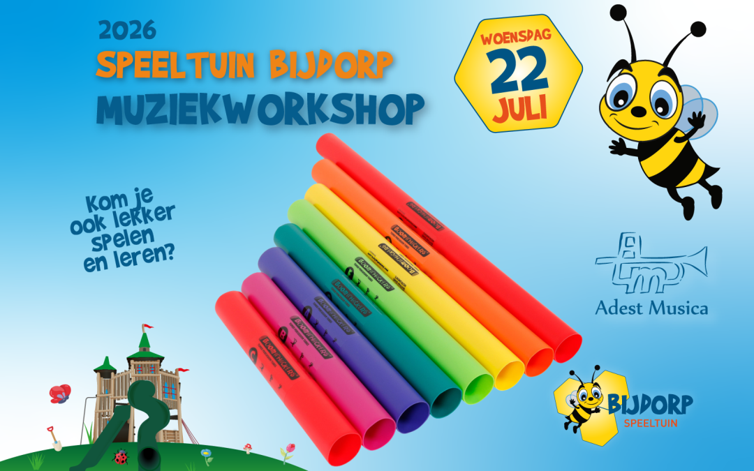 Muziekworkshops Woensdag 22 juli – Speel, beweeg en ontdek bij Speeltuin Bijdorp